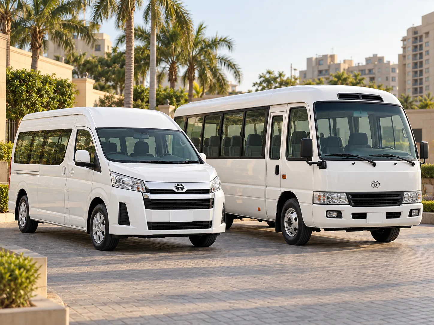 Hiace and Coaster options for wedding guest transport in Karachi