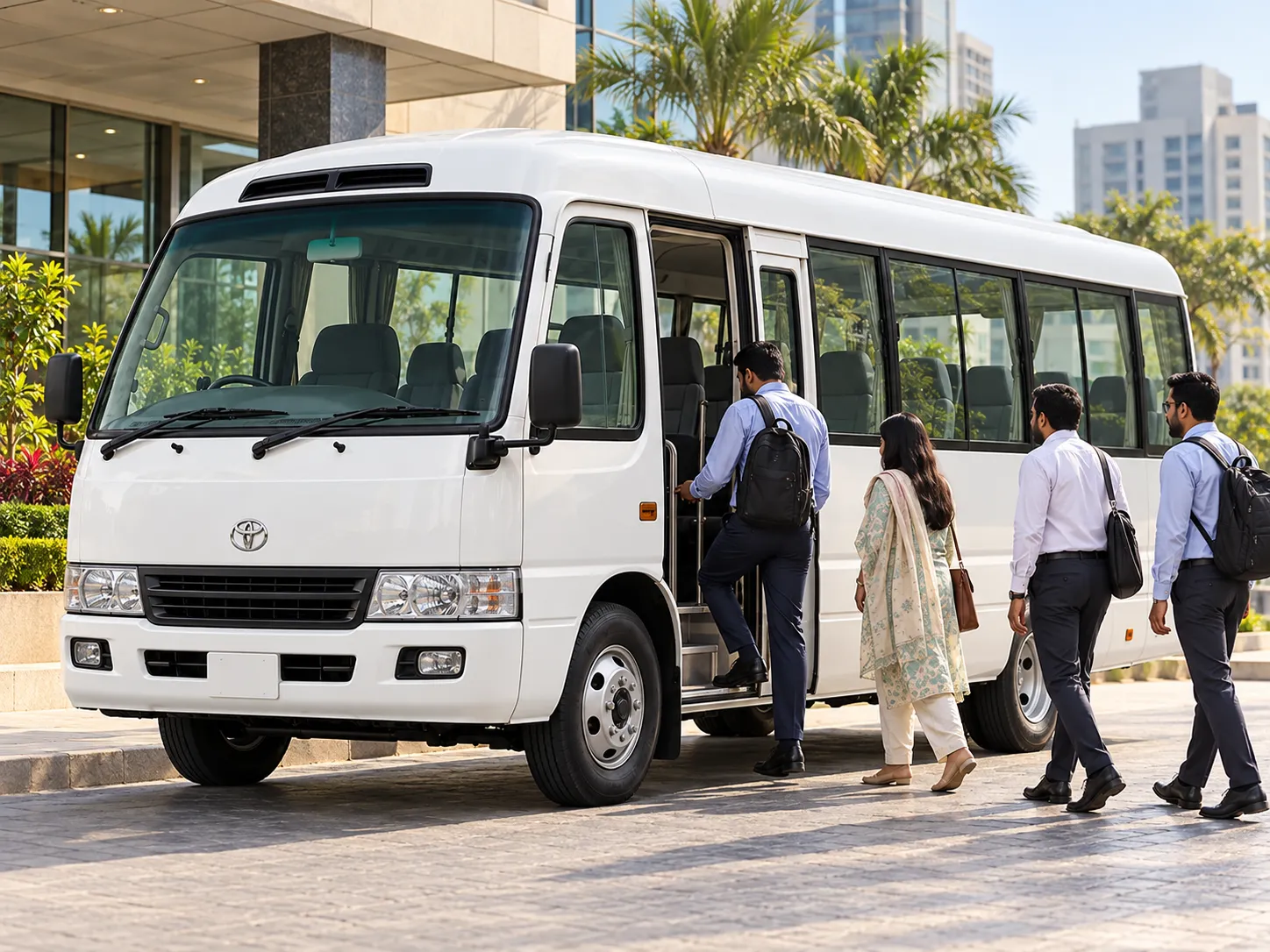 Staff pick and drop transport in Karachi