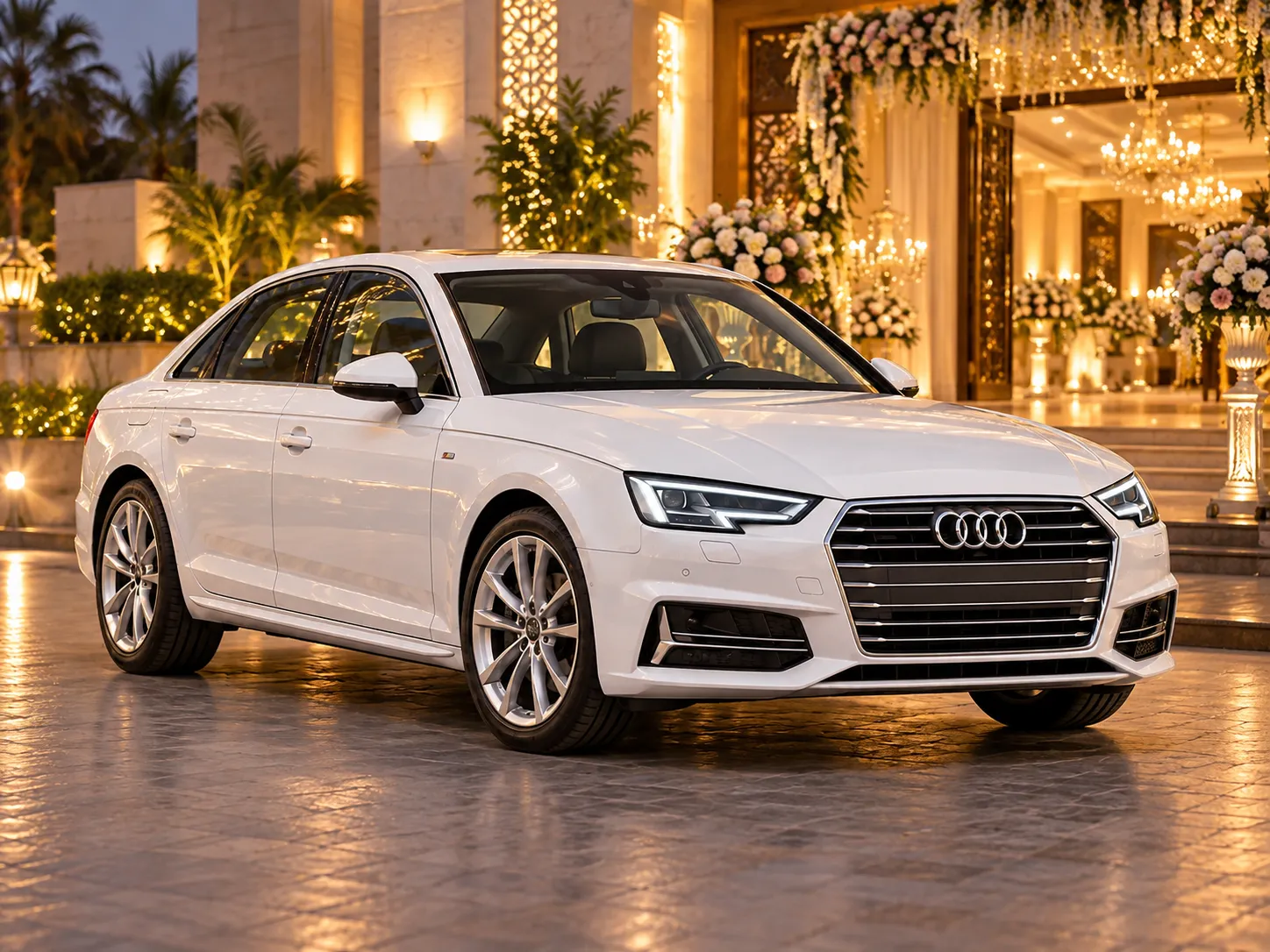 Wedding car rental in Karachi with driver by AJAZ Rent a Car